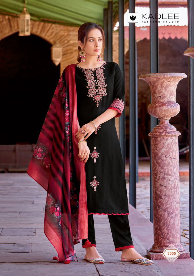 Heritage By Kadlee Viscose Weaving Designer Kurti With Bottom Dupatta Wholesale Online